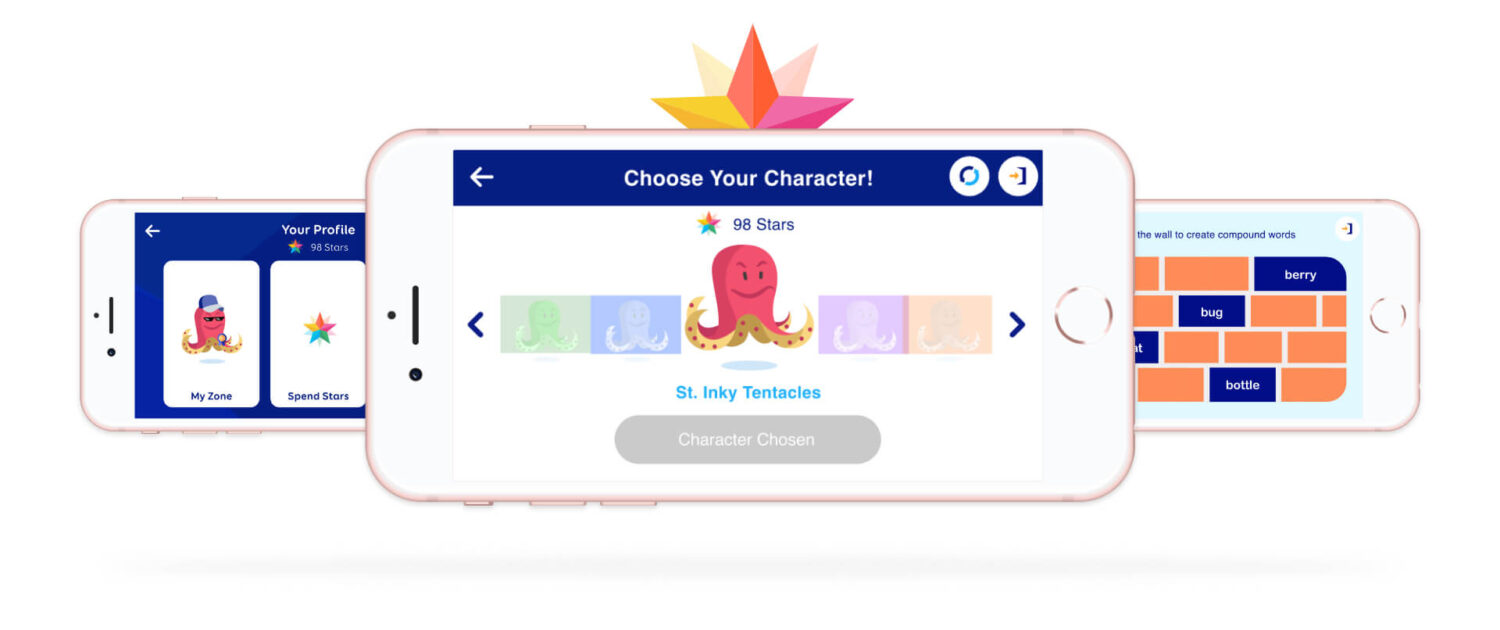 ChatterStars App Visual - Choose Character